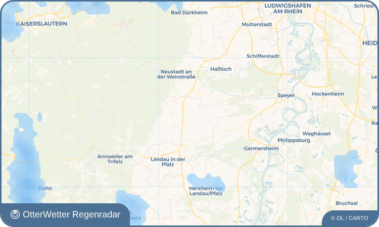 OtterWetter Regenradar-Widget Venningen