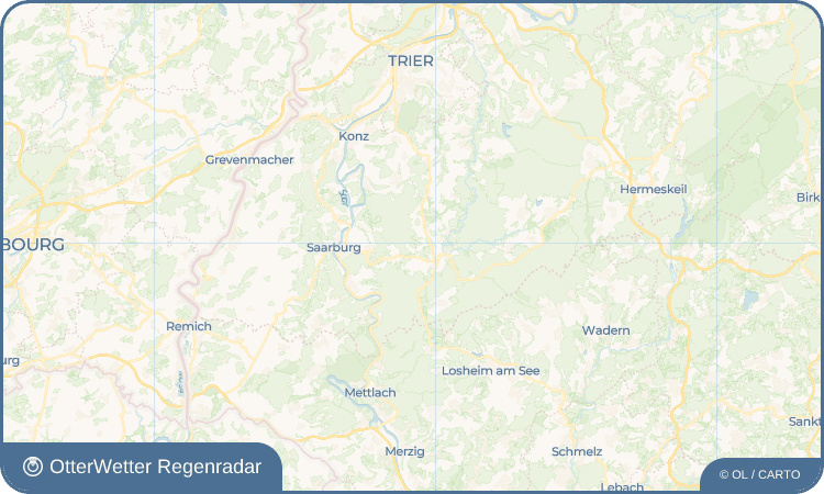 OtterWetter Regenradar-Widget Vierherrenborn