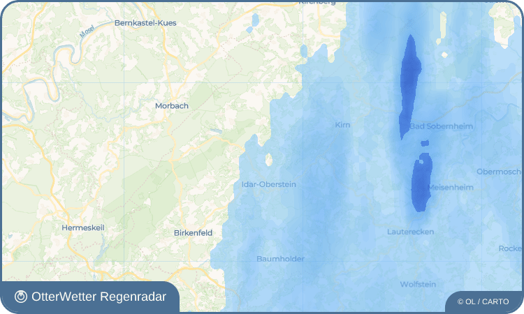 OtterWetter Regenradar-Widget Vollmersbach