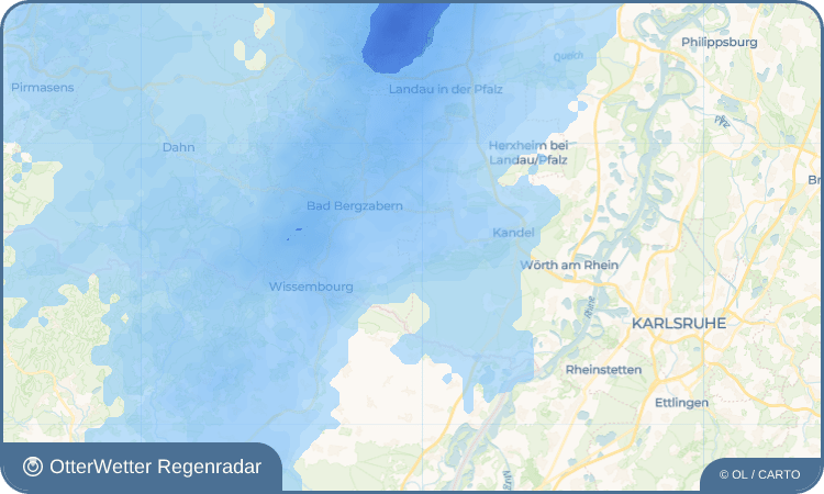 Wetter-Widget-Vorschau mit Vorhersagedaten für Vollmersweiler