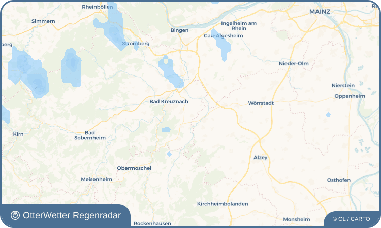 Wetter-Widget-Vorschau mit Vorhersagedaten für Volxheim