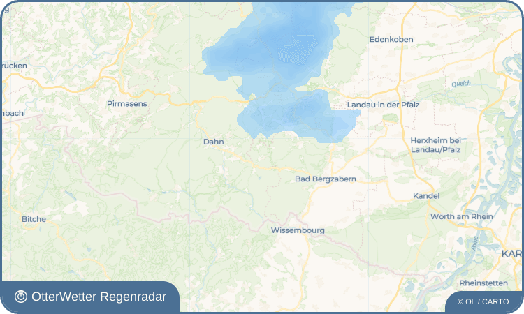 OtterWetter Regenradar-Widget Vorderweidenthal