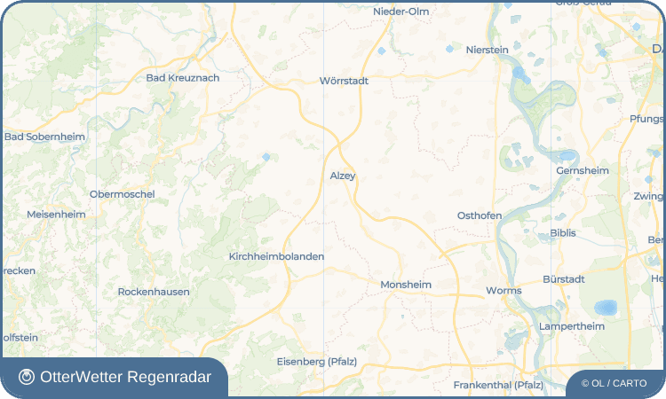 OtterWetter Regenradar-Widget Wahlheim
