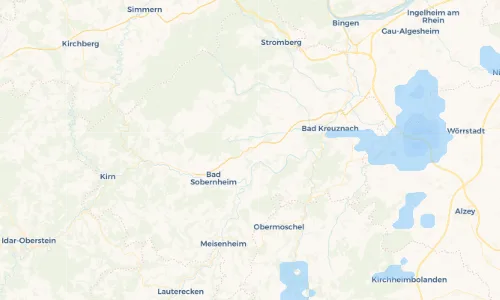 Regenradar-Vorschau: aktuelle Niederschläge in Waldböckelheim und Umgebung