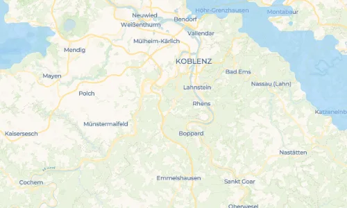 Regenradar Vorschaubild - Aktuelle Niederschläge in Waldesch und Umgebung