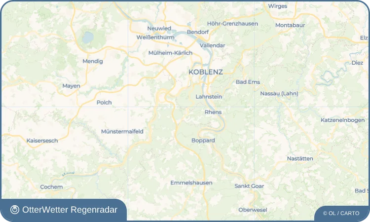 Widget-Vorschau für Waldesch Wetter-Widget-Vorschau mit Vorhersagedaten für Waldesch