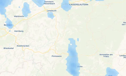 Regenradar Vorschaubild - Aktuelle Niederschläge in Waldfischbach-Burgalben und Umgebung
