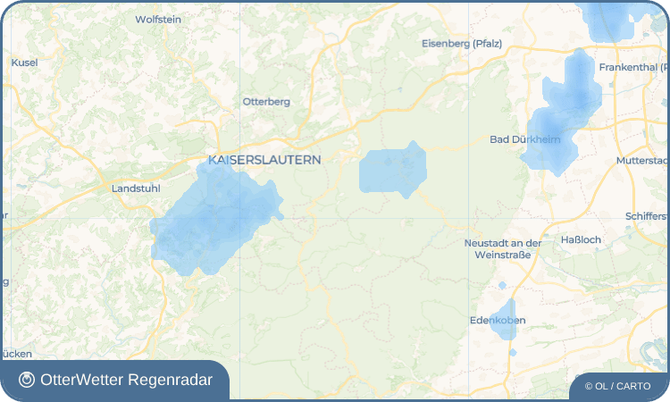 OtterWetter Regenradar-Widget Waldleiningen