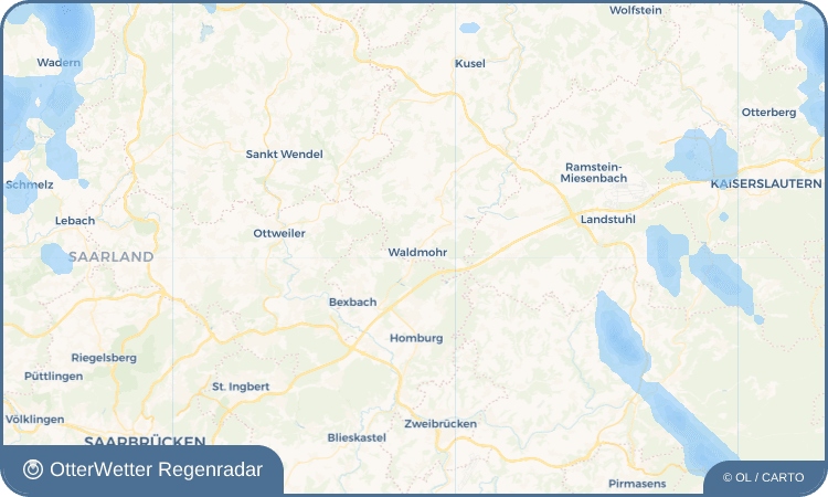 OtterWetter Regenradar-Widget Waldmohr