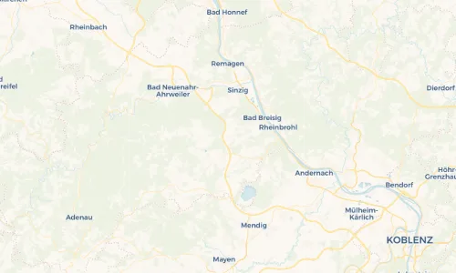 Regenradar Vorschaubild - Aktuelle Niederschläge in Waldorf und Umgebung