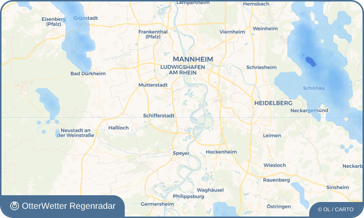 Widget-Vorschau für Waldsee Wetter-Widget-Vorschau mit Vorhersagedaten für Waldsee