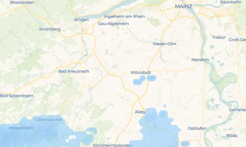 Regenradar Vorschaubild - Aktuelle Niederschläge in Wallertheim und Umgebung