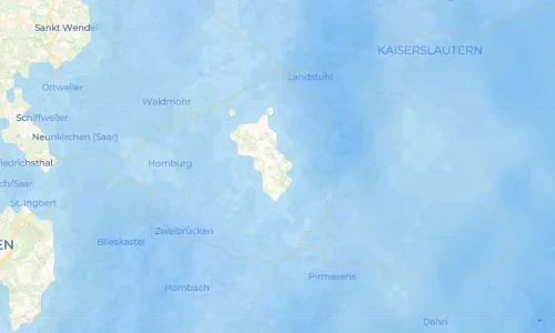 Regenradar-Vorschau: aktuelle Niederschläge in Wallhalben und Umgebung