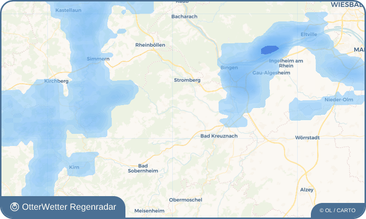 OtterWetter Regenradar-Widget Wallhausen