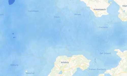 Regenradar-Vorschau: aktuelle Niederschläge in Wallscheid und Umgebung