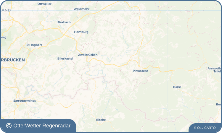 Wetter-Widget-Vorschau mit Vorhersagedaten für Walshausen