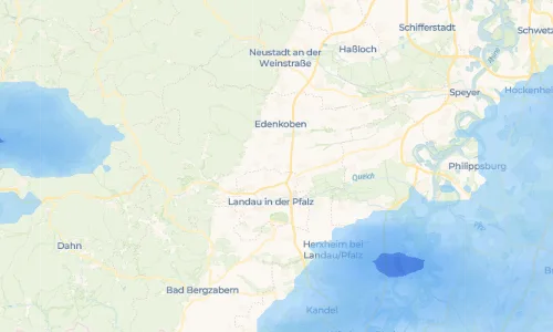 Regenradar Vorschaubild - Aktuelle Niederschläge in Walsheim und Umgebung