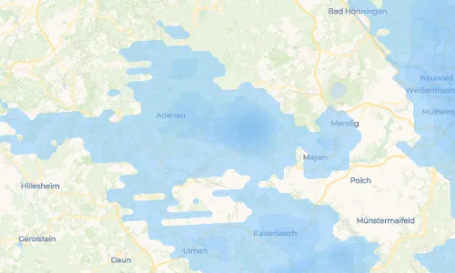 Regenradar Vorschaubild - Aktuelle Niederschläge in Wanderath und Umgebung
