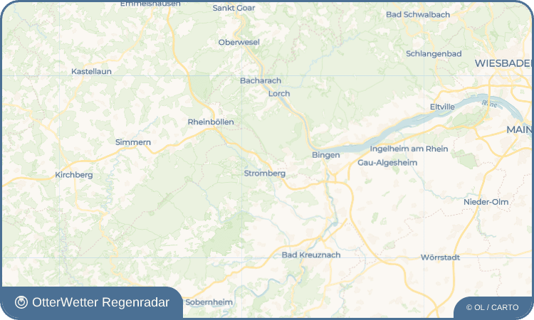 Widget-Vorschau für Warmsroth Wetter-Widget-Vorschau mit Vorhersagedaten für Warmsroth