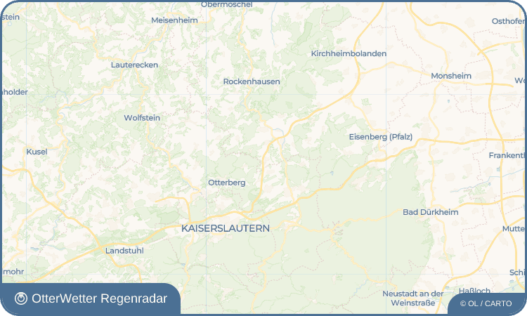 OtterWetter Regenradar-Widget Wartenberg-Rohrbach