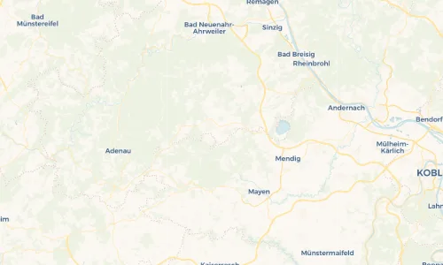 Regenradar-Vorschau: aktuelle Niederschläge in Weibern und Umgebung