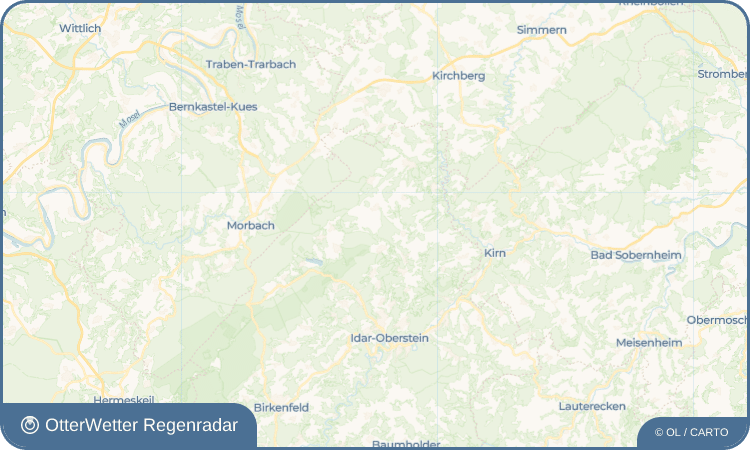 OtterWetter Regenradar-Widget Weiden