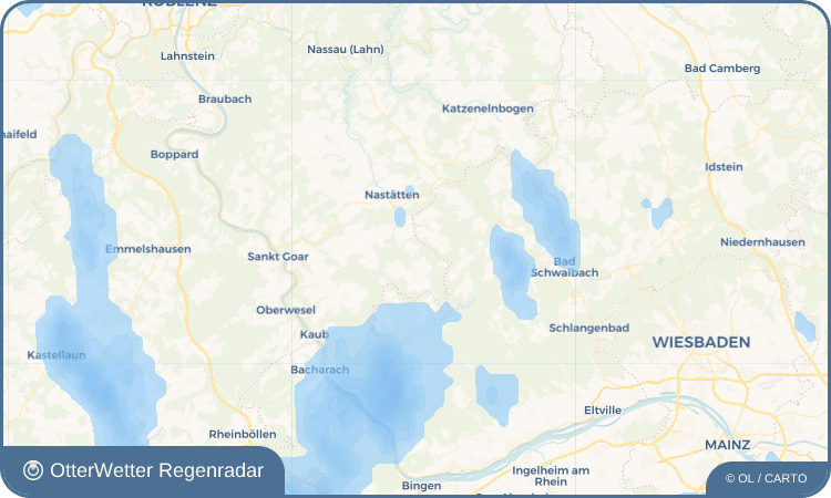 OtterWetter Regenradar-Widget Weidenbach-Langheck