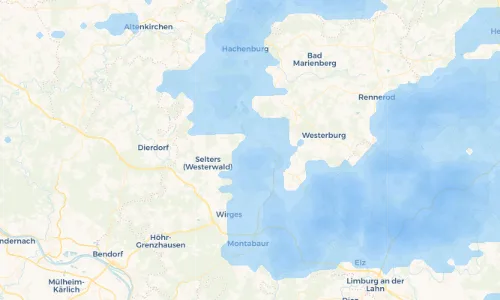 Regenradar Vorschaubild - Aktuelle Niederschläge in Weidenhahn und Umgebung
