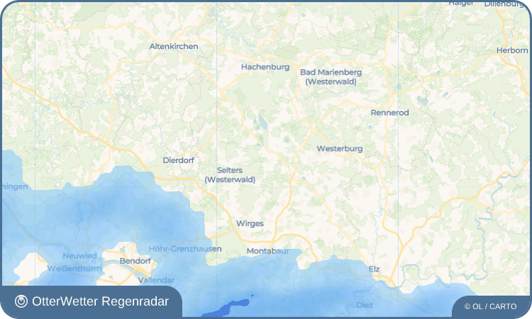 OtterWetter Regenradar-Widget Weidenhahn