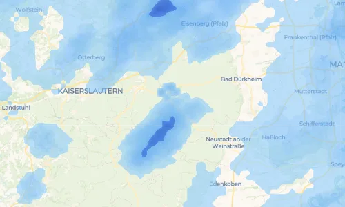 Regenradar-Vorschau: aktuelle Niederschläge in Weidenthal und Umgebung