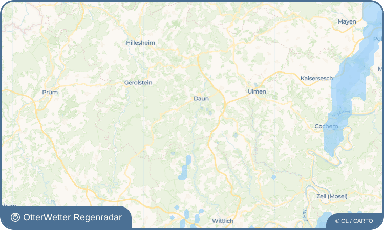 OtterWetter Regenradar-Widget Weiersbach