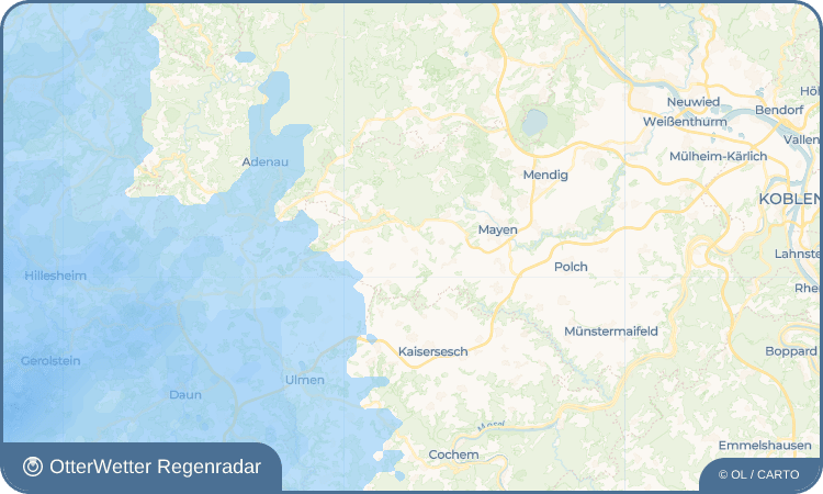OtterWetter Regenradar-Widget Weiler