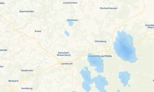 Regenradar Vorschaubild - Aktuelle Niederschläge in Weilerbach und Umgebung