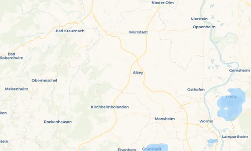 Regenradar Vorschaubild - Aktuelle Niederschläge in Weinheim und Umgebung