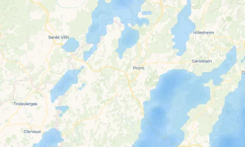 Regenradar Vorschaubild - Aktuelle Niederschläge in Weinsfeld und Umgebung