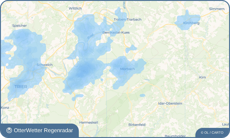 OtterWetter Regenradar-Widget Weiperath