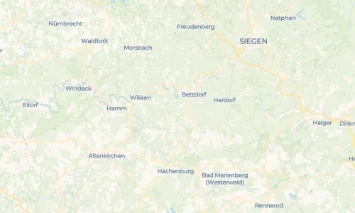 Regenradar Vorschaubild - Aktuelle Niederschläge in Weiselstein und Umgebung