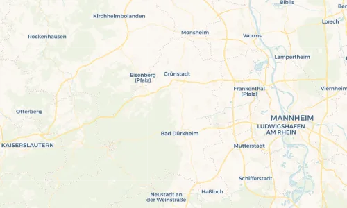 Regenradar Vorschaubild - Aktuelle Niederschläge in Weisenheim am Berg und Umgebung
