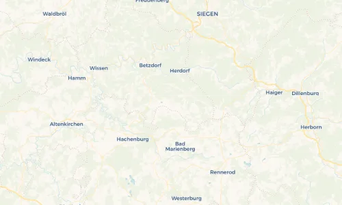 Regenradar Vorschaubild - Aktuelle Niederschläge in Weitefeld und Umgebung