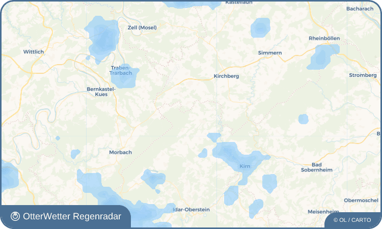 OtterWetter Regenradar-Widget Weitersbach
