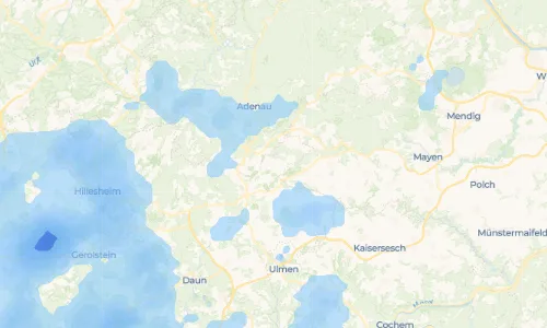 Regenradar Vorschaubild - Aktuelle Niederschläge in Welcherath und Umgebung