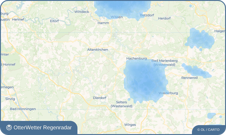 OtterWetter Regenradar-Widget Welkenbach