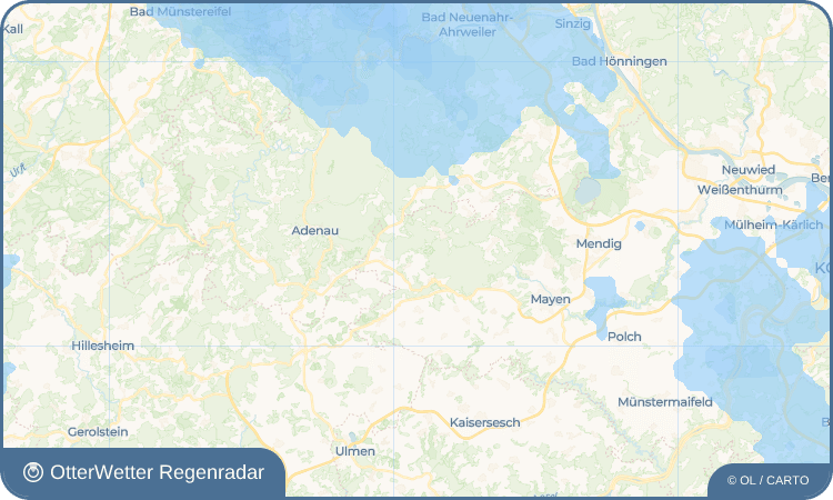 OtterWetter Regenradar-Widget Welschenbach