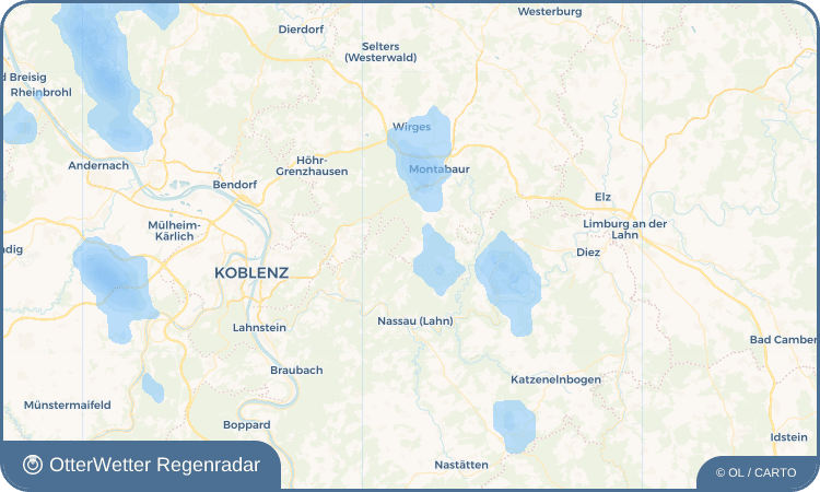OtterWetter Regenradar-Widget Welschneudorf