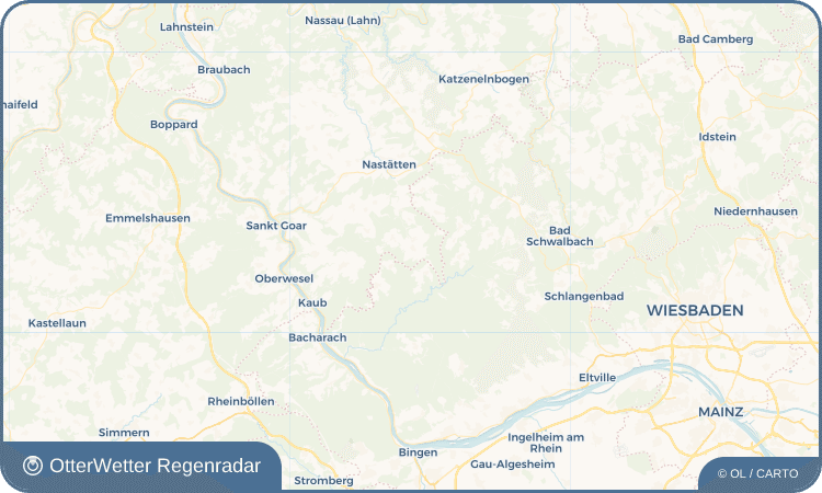 OtterWetter Regenradar-Widget Welterod