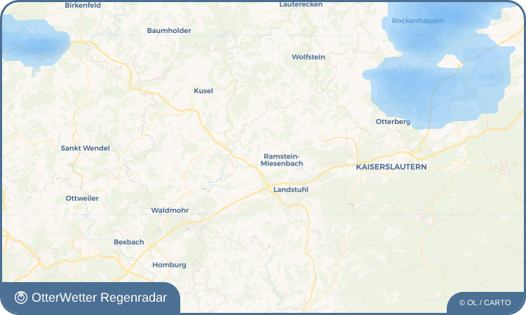 OtterWetter Regenradar-Widget Weltersbach
