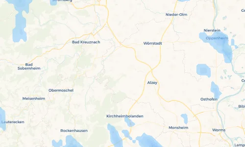 Regenradar Vorschaubild - Aktuelle Niederschläge in Wendelsheim und Umgebung