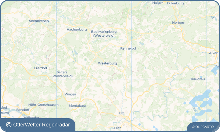OtterWetter Regenradar-Widget Wengenroth
