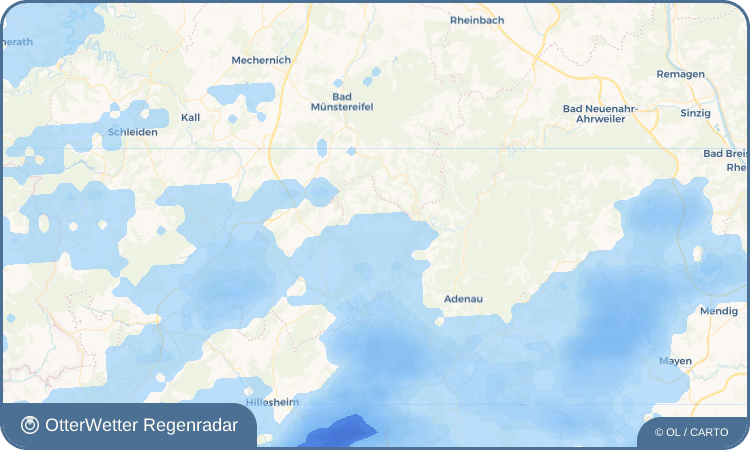 Wetter-Widget-Vorschau mit Vorhersagedaten für Wershofen