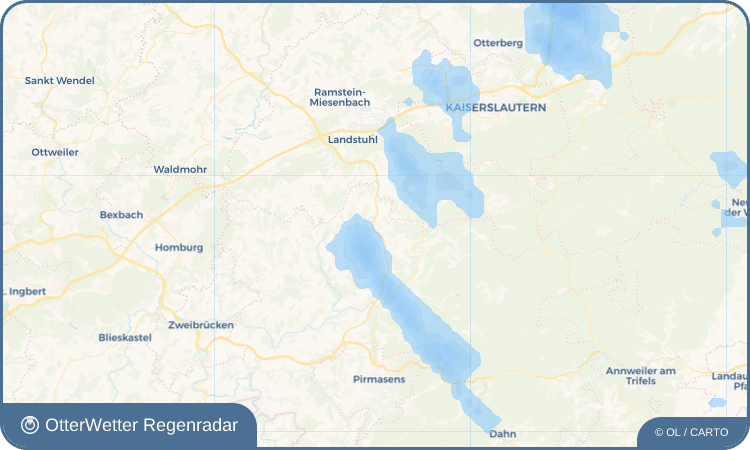 OtterWetter Regenradar-Widget Weselberg